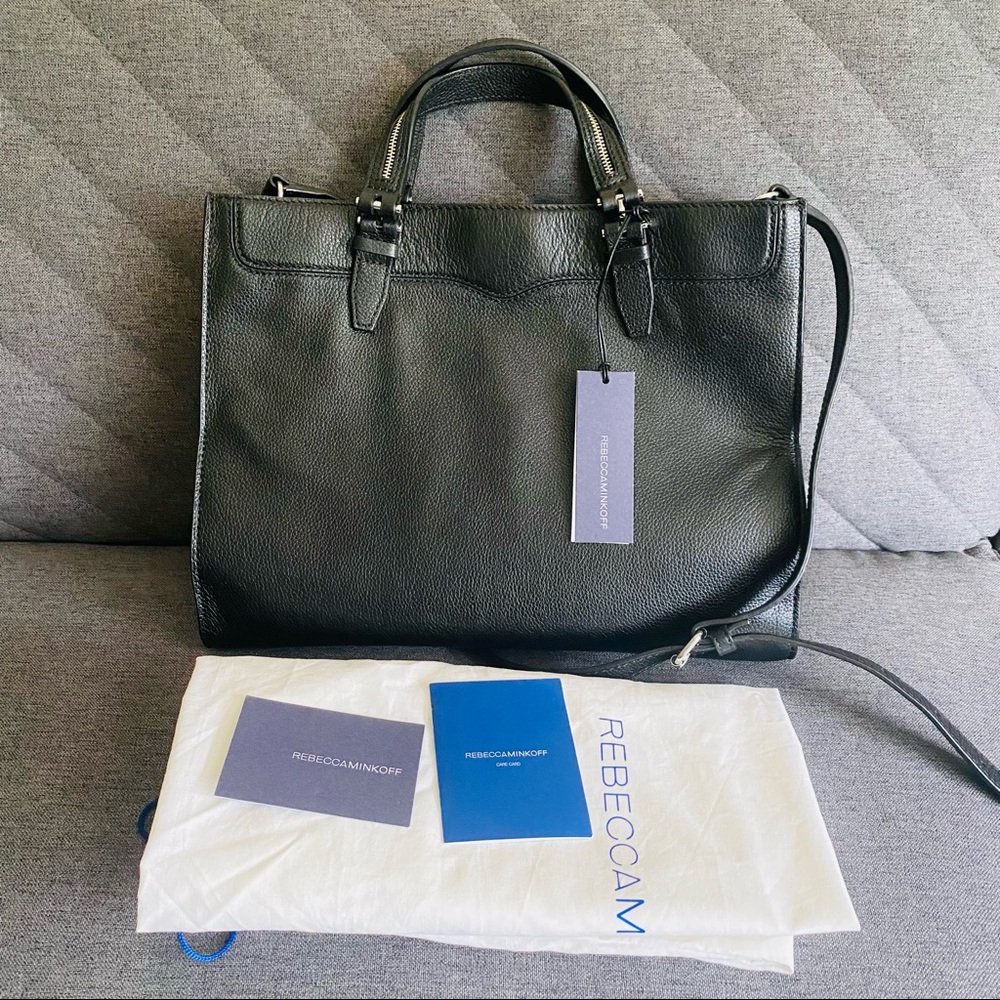 New Rebecca minkoff Blair leather tote black